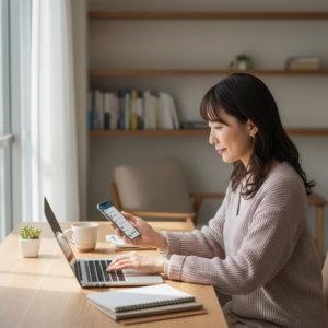 主婦がチャットレディ副業で家計を支えるコツ：岡崎から1日3時間のリアル