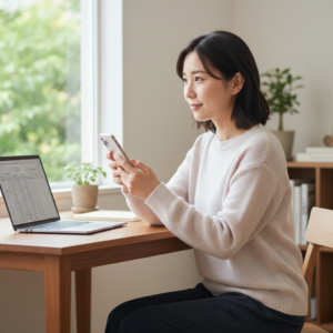 スマホだけで高収入？在宅チャットレディのお仕事、元看護師のわたしが本音でお伝えします💐🏠