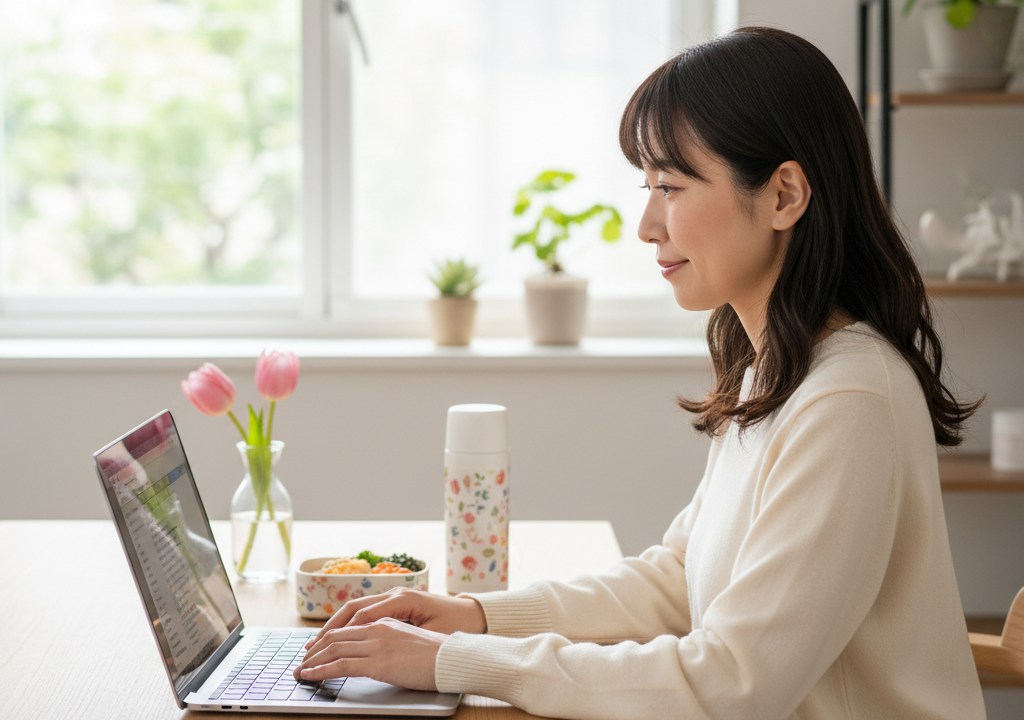ねえ、知ってる？主婦のわたしが在宅メール仕事で家計を助ける「リアルな収入」と「続けられるコツ」🍱🌷