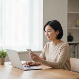 チャットレディ副業、スマホだけで本当に稼げる？主婦さんの疑問、わたしが答えるね🦋