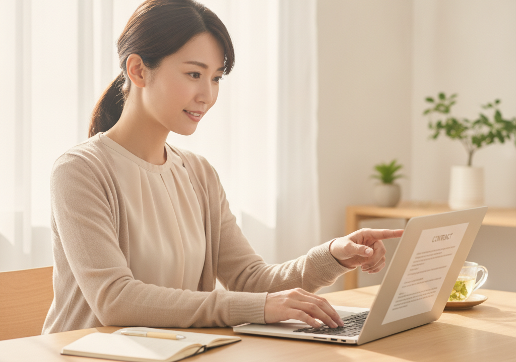 在宅チャットレディ、実は安全なの？🌸わたし流のトラブル回避テクは契約書チェックが命だよ🦋
