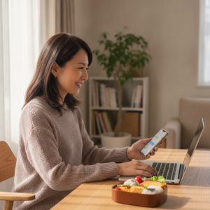 え、わたしがチャットレディ？主婦の挑戦！初月でビックリ収入でした🍱