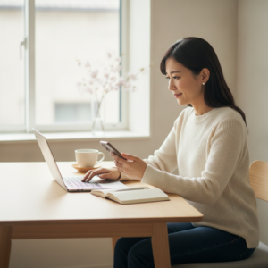 未経験女子必見！在宅副業の安心サイト、私がココに気をつけて選んだんだ🌸