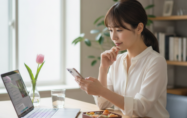 在宅ワークってどう？私にはどっちがいいかな？チャットレディとメルオペ、私の体験談も交えながらお話しするね！🍱🌷